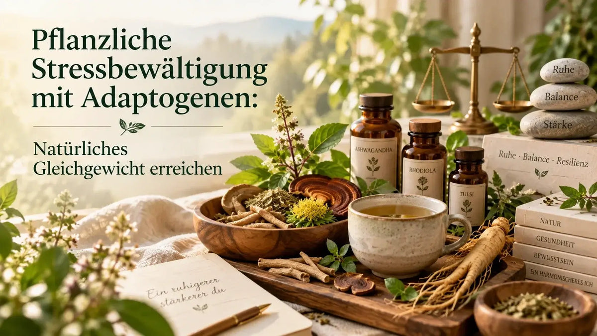 Pflanzliche Stressbewältigung mit Adaptogenen: Natürliches Gleichgewicht erreichen