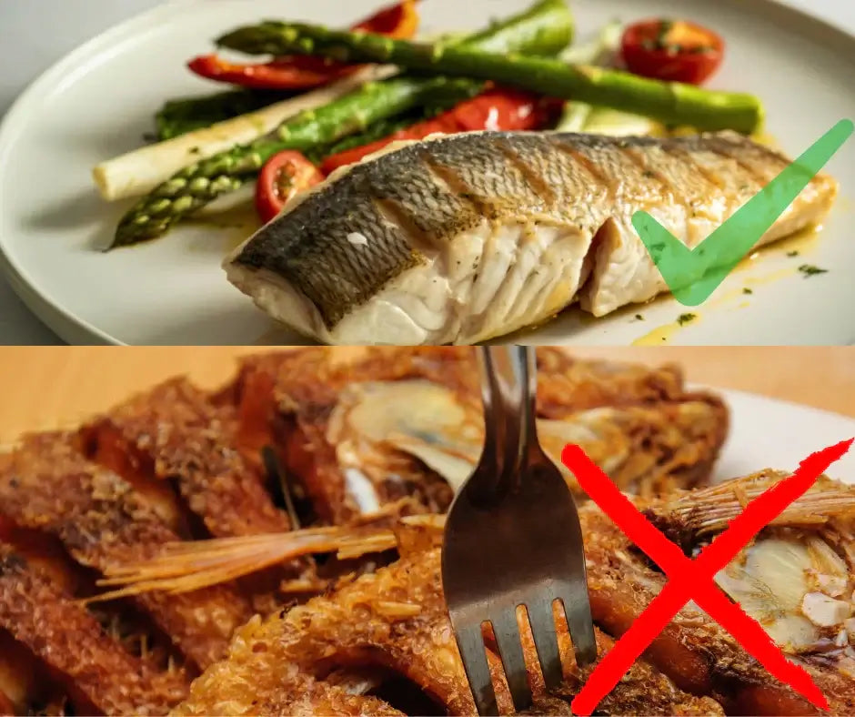 guter vs schlechter Fisch