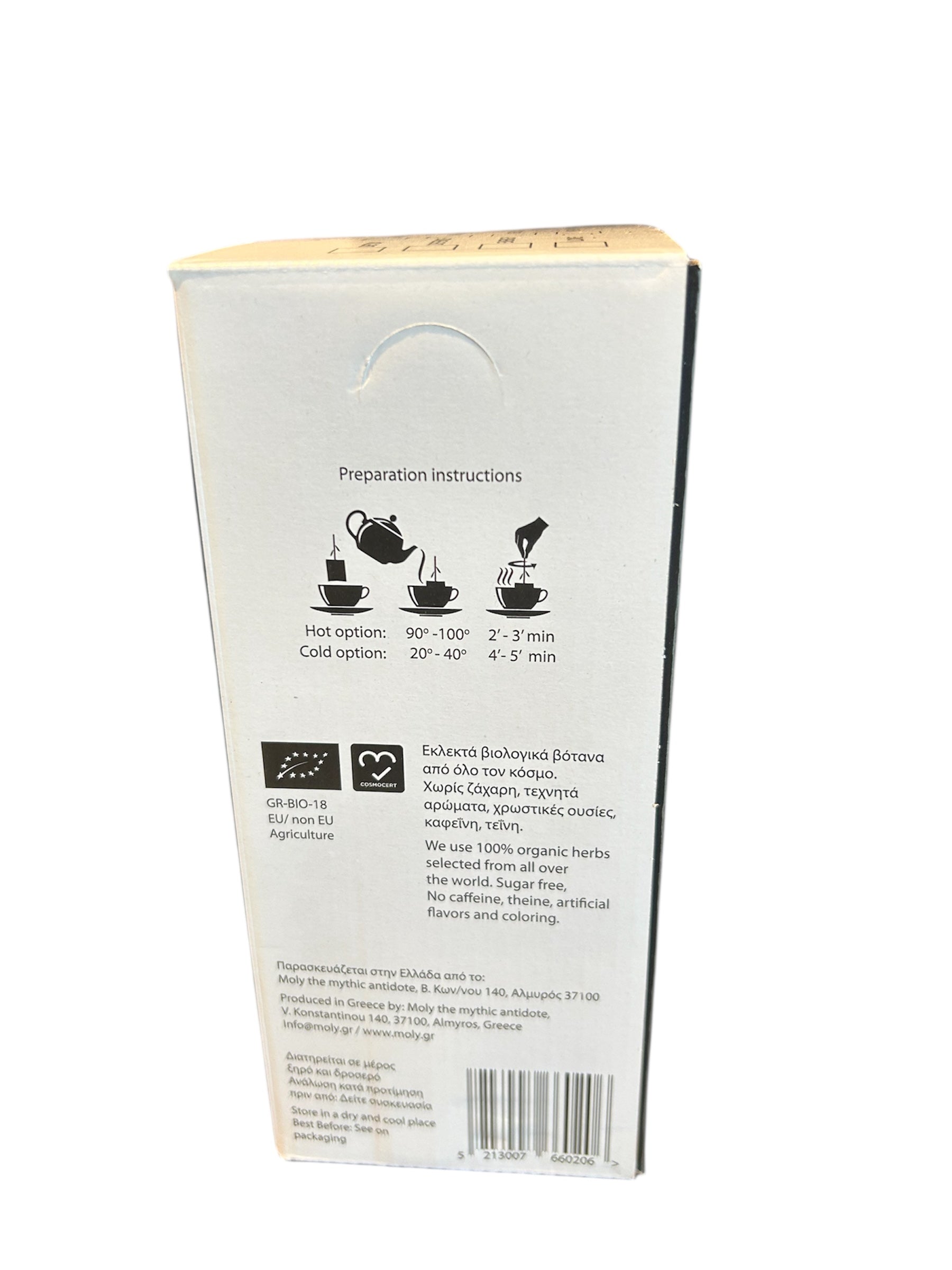 Display Box Moly Kräutertee